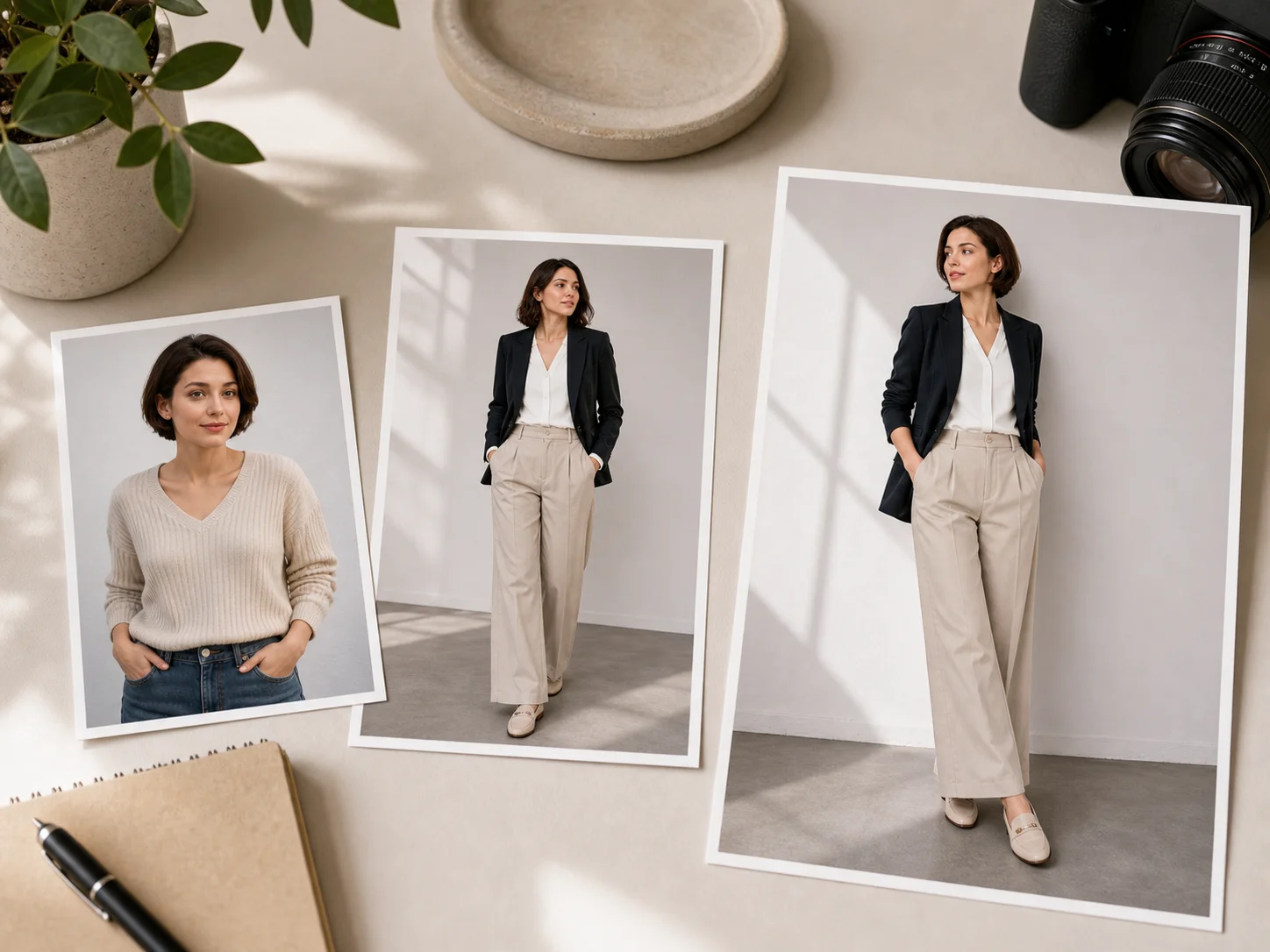 AI Body Swap preview showing a realistic body swap photo with natural pose and lighting