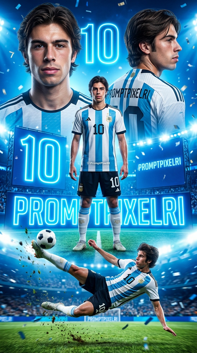 Argentina Jersey Prompts - Nano Banana 2
